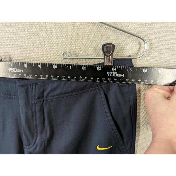 Nike Womens Athletic Dri-Fit Yoga Capri Pants Size Medium 8/10 Blue -1223G26 - Picture 4 of 9